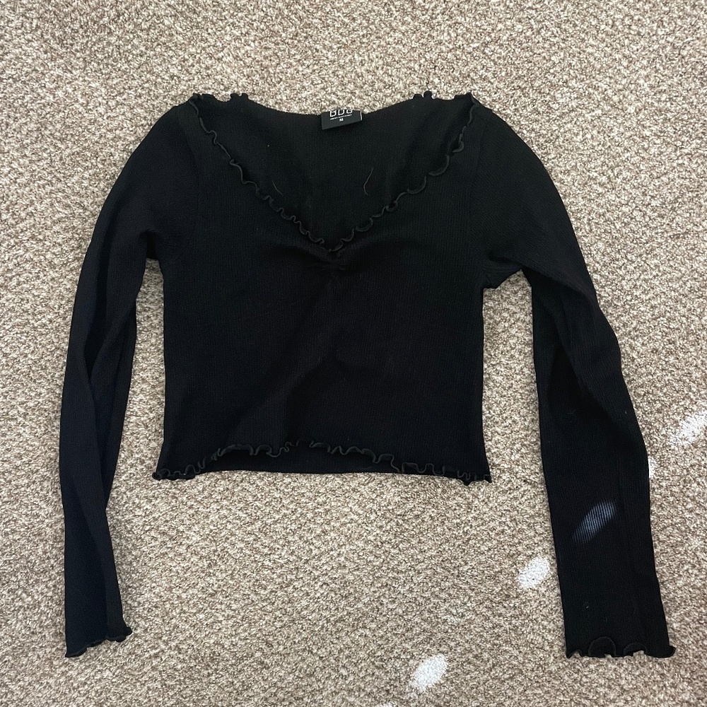 Cropped, off the shoulder top